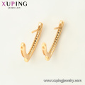 97069 xuping hoop 18k couleur or luxe synthétique CZ femmes boucles d&#39;oreilles